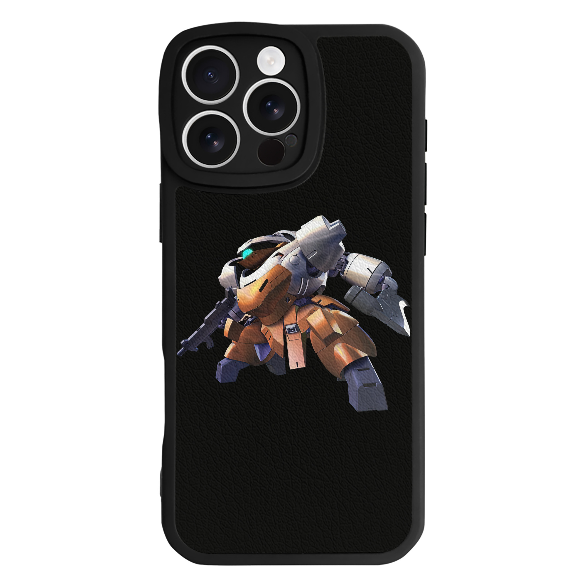 （画像用） 機動戦士ガンダム Mobile Suit Gundam 【iPhone 16シリーズ対応】シリコンスマホケース（レザー調） 材質：シリコン